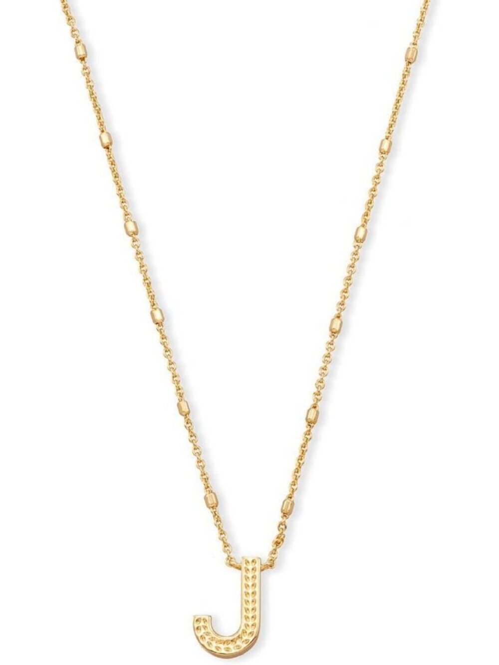 Elegant A-Z Initial Pendant Necklace for Women, 14k Gold-Plated Fashion Jewelry
